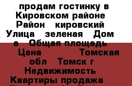 продам гостинку в Кировском районе › Район ­ кировский › Улица ­ зеленая › Дом ­ 28а › Общая площадь ­ 17 › Цена ­ 1 050 - Томская обл., Томск г. Недвижимость » Квартиры продажа   . Томская обл.,Томск г.